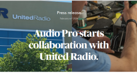 Audio Pro starts collaboration with United Radio