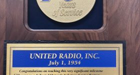 Motorola recognizes United Radio for 70 years of service